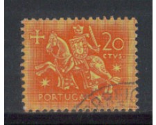 1953 - LOTTO/9745CU - PORTOGALLO - 20c. SIGILLO RE DENIS - USATO