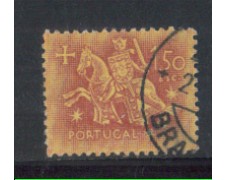 1953 - LOTTO/9745HU - PORTOGALLO- 1,50e. SIGILLO RE DENIS- USATO