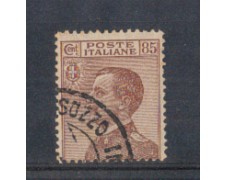 1917/20 - LOTTO/REG112U - REGNO - 85c. BRUNO ROSSO - USATO