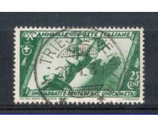 1932 - LOTTO/REG329U - REGNO - 25c. MARCIA SU ROMA - USATO 1932 - LOTTO/REG329U - REGNO - 25c. MARCIA SU ROMA - USATO