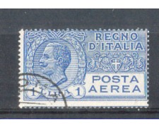 1926 - LOTTO/REGA6U - REGNO - POSTA AEREA 1 LIRA - USATO 1926 - LOTTO/REGA6U - REGNO - POSTA AEREA 1 LIRA - USATO