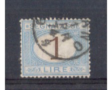 1870 - LOTTO/REGT11U - REGNO - 1 LIRA SEGNATASSE - USATO 1870 - LOTTO/REGT11U - REGNO - 1 LIRA SEGNATASSE - USATO