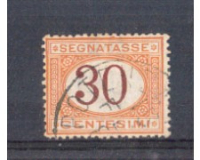 1870 - LOTTO/REGT7U - REGNO - 30c. SEGNATASSE - USATO 1870 - LOTTO/REGT7U - REGNO - 30c. SEGNATASSE - USATO
