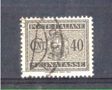 1934 - LOTTO/REGT39U - REGNO - 40c. SEGNATASSE - USATO 1934 - LOTTO/REGT39U - REGNO - 40c. SEGNATASSE - USATO