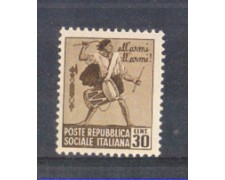 1944 - LOTTO/RSI498N - RSI - 30c. MONUMENTI DISTRUTTI - NUOVO 1944 - LOTTO/RSI498N - RSI - 30c. MONUMENTI DISTRUTTI - NUOVO