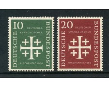 1956 - GERMANIA FEDERALE - CHIESA AEVANGELICA 2v. - LINGUELLATI - LOTTO/11869L 1956 - GERMANIA FEDERALE - CHIESA AEVANGELICA 2v. - LINGUELLATI - LOTTO/11869L
