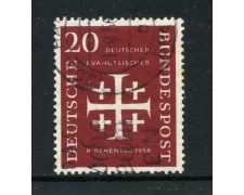 1956 - GERMANIA FEDERALE - 20p. CHIESA EVANGELICA - USATO - LOTTO/11869U 1956 - GERMANIA FEDERALE - 20p. CHIESA EVANGELICA - USATO - LOTTO/11869U
