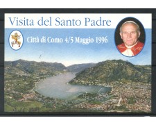 1996 - REPUBBLICA - LOTTO/47685 - CARTOLINA DELLA VISITA A COMO DI  PAPA GIOVANNI PAOLO II°