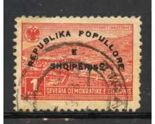 Albania 1946 1f. Red Proclamation of the Republic - Used - LOTTO/31810