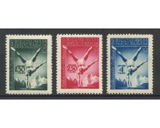 1947 - JUGOSLAVIA - GIOCHI BALCANICI  3v. - NUOVI - LOTTO/33754