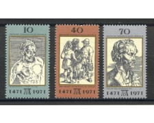1971 - GERMANIA DDR - ALBRECHT DURER 3v. - NUOVI - LOTTO/36402 1971 - GERMANIA DDR - ALBRECHT DURER 3v. - NUOVI - LOTTO/36402