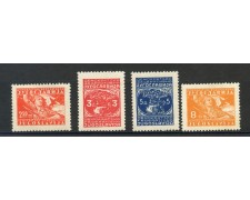 1947 - JUGOSLAVIA - PARTIGIANI  4v. - NUOVI - LOTTO/33756
