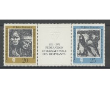 1971 - GERMANIA DDR - FEDERAZIONE RESISTENTI 2v. - NUOVI - LOTTO/36404 1971 - GERMANIA DDR - FEDERAZIONE RESISTENTI 2v. - NUOVI - LOTTO/36404