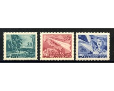 1950 - JUGOSLAVIA - AUTOSTRADA BELGRADO-ZAGABRIA  3v. - NUOVI - LOTTO/33767