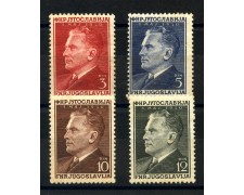 1950 - JUGOSLAVIA - 1° MAGGIO 4v. - NUOVI - LOTTO/33768