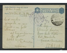 1942 - REGNO - LOTTO/47705 - CARTOLINA POSTALE FORZE ARMATE P.M.8 1942 - REGNO - LOTTO/47705 - CARTOLINA POSTALE FORZE ARMATE P.M.8
