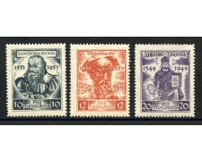 1951 - JUGOSLAVIA - UOMINI ILLUSTRI 3v. - NUOVI - LOTTO/33774