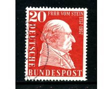 1957 - GERMANIA FEDERALE - 20p. FRH VON STEIN - USATO - LOTTO/30819U