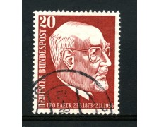 1957 - GERMANIA FEDERALE - 20p. LEO BAECK - USATO - LOTTO/30822U