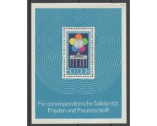 1973 - GERMANIA DDR - FESTIVAL GIOVENTU' - FOGLIETTO NUOVO - LOTTO/36462 1973 - GERMANIA DDR - FESTIVAL GIOVENTU' - FOGLIETTO NUOVO - LOTTO/36462