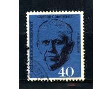 1960 - GERMANIA FEDERALE - 40P. G.MARSHALL - USATO - LOTTO/30856U 1960 - GERMANIA FEDERALE - 40P. G.MARSHALL - USATO - LOTTO/30856U