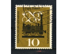 1960 - GERMANIA FEDERALE - ANNIVERSARIO FERROVIE - USATO - LOTTO/30857U 1960 - GERMANIA FEDERALE - ANNIVERSARIO FERROVIE - USATO - LOTTO/30857U