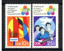 1973 - GERMANIA DDR - FESTIVAL DELLA GIOVENTU' 2v.- NUOVI - LOTTO/36452 1973 - GERMANIA DDR - FESTIVAL DELLA GIOVENTU' 2v.- NUOVI - LOTTO/36452