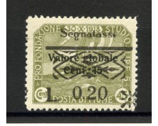 1921 - FIUME - LOTTO/42321 - SEGNATASSE 0,20 SU 45 CENT. OLIVA - NUOVO 1921 - FIUME - LOTTO/42321 - SEGNATASSE 0,20 SU 45 CENT. OLIVA - NUOVO
