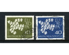 1961 - GERMANIA FEDERALE - EUROPA 2v. - USATI - LOTTO/30862U 1961 - GERMANIA FEDERALE - EUROPA 2v. - USATI - LOTTO/30862U