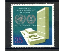 1973 - GERMANIA DDR - AMMISSIONE ALL'ONU - NUOVO - LOTTO/36471 1973 - GERMANIA DDR - AMMISSIONE ALL'ONU - NUOVO - LOTTO/36471
