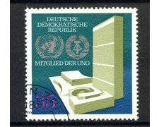 1973 - GERMANIA DDR - AMMISSIONE ALL'ONU - USATO - LOTTO/36471U 1973 - GERMANIA DDR - AMMISSIONE ALL'ONU - USATO - LOTTO/36471U