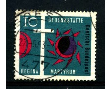 1963 - GERMANIA FEDERALE - 10p. CHIESA REGINA MARTYRUM - USATO - LOTTO/30876U 1963 - GERMANIA FEDERALE - 10p. CHIESA REGINA MARTYRUM - USATO - LOTTO/30876U