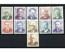 1974 - GERMANIA DDR - PERSONALITA' MONDO DEL LAVORO 11v.- NUOVI - LOTTO/36481 1974 - GERMANIA DDR - PERSONALITA' MONDO DEL LAVORO 11v.- NUOVI - LOTTO/36481