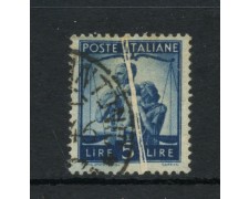 1945/48 - REPUBBLICA - LOTTO/48441 - 5 LIRE DEMOCRATICA VARIETA' 1945/48 - REPUBBLICA - LOTTO/48441 - 5 LIRE DEMOCRATICA VARIETA'