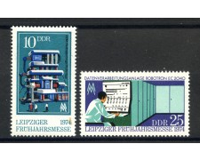 1974 - GERMANIA DDR - FIERA DI LIPSIA 2v.- NUOVI - LOTTO/36487 1974 - GERMANIA DDR - FIERA DI LIPSIA 2v.- NUOVI - LOTTO/36487