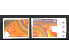 1999 - SVIZZERA - SERVIZIO - UNIONE POSTALE 2v. - NUOVI - LOTTO/37313 1999 - SVIZZERA - SERVIZIO - UNIONE POSTALE 2v. - NUOVI - LOTTO/37313
