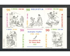 1999 - SVIZZERA - RUDOLPHE TOPFFER 5v. - NUOVI - LOTTO/37314 1999 - SVIZZERA - RUDOLPHE TOPFFER 5v. - NUOVI - LOTTO/37314