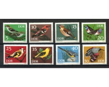 1973 - GERMANIA DDR - UCCELLI CANTERINI 8v. - NUOVI - LOTTO/36455 1973 - GERMANIA DDR - UCCELLI CANTERINI 8v. - NUOVI - LOTTO/36455