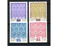 1974 - GERMANIA DDR - MERLETTI DI PLAUEN 4v.- NUOVI - LOTTO/36496 1974 - GERMANIA DDR - MERLETTI DI PLAUEN 4v.- NUOVI - LOTTO/36496