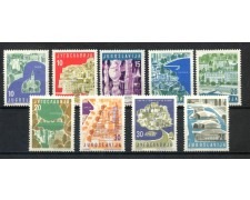 1959 - JUGOSLAVIA - PROPAGANDA TURISTICA 9 v. - NUOVI- LOTTO/33820