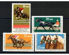 1974 - GERMANIA DDR - ALLEVAMENTO DEI CAVALLI 4v.- NUOVI - LOTTO/36499 1974 - GERMANIA DDR - ALLEVAMENTO DEI CAVALLI 4v.- NUOVI - LOTTO/36499