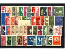 West Germany 1950/60 Lot of 50 Different Commemoratives, MH - LOTTO/30839L West Germany 1950/60 Lot of 50 Different Commemoratives, MH - LOTTO/30839L