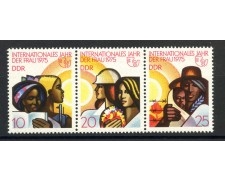 1975 - GERMANIA DDR - ANNO DELLA DONNA 3v.- NUOVI - LOTTO/36511 1975 - GERMANIA DDR - ANNO DELLA DONNA 3v.- NUOVI - LOTTO/36511