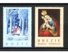 1995 - SLOVENIA - NATALE  2v. - NUOVI - LOTTO/33889