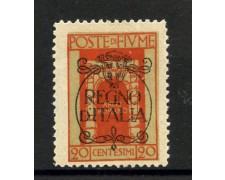 1924 - FIUME - LOTTO/42326 - 20 CENTESIMI SOPRASTAMPATO REGNO D'ITALIA - LINGUELLATO 1924 - FIUME - LOTTO/42326 - 20 CENTESIMI SOPRASTAMPATO REGNO D'ITALIA - LINGUELLATO
