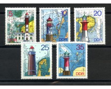 1975 - GERMANIA DDR - FARI 5v.- NUOVI - LOTTO/36518 1975 - GERMANIA DDR - FARI 5v.- NUOVI - LOTTO/36518