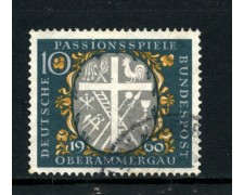 1960 - GERMANIA FEDERALE - PASSIONE A OBERAMMERGAU - USATO - LOTTO/30851U 1960 - GERMANIA FEDERALE - PASSIONE A OBERAMMERGAU - USATO - LOTTO/30851U