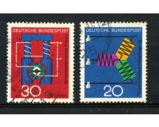 1966 - GERMANIA FEDERALE - CORRENTE E DINAMO 2v. - USATI - LOTTO/30929U 1966 - GERMANIA FEDERALE - CORRENTE E DINAMO 2v. - USATI - LOTTO/30929U