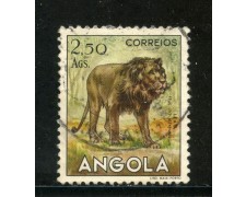 1953 - ANGOLA - 2,50 Ags. LEONE - USATO - LOTTO/29031 1953 - ANGOLA - 2,50 Ags. LEONE - USATO - LOTTO/29031