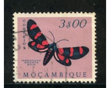 1953 - MOZAMBICO - 3 e. FARFALLE - USATO - LOTTO/29072 1953 - MOZAMBICO - 3 e. FARFALLE - USATO - LOTTO/29072